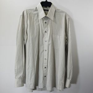 Dolce & Gabbana Striped Classic Fit Dress Shirt 42